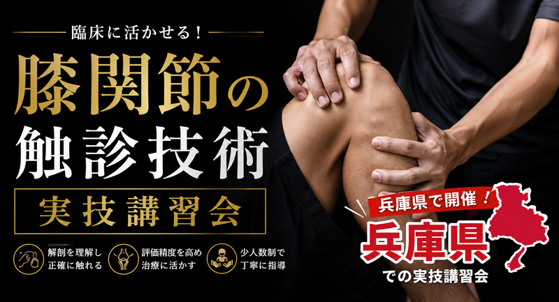 【兵庫県実技講習会】理学療法士・作業療法士のための膝関節の治療戦略｜完全伸展機能の獲得